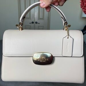 Coach Eliza Top Handle - Chalk/Gold